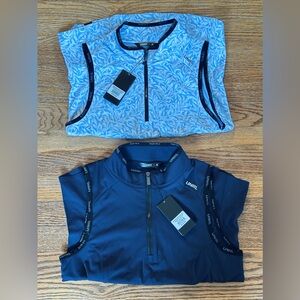 UNRL Sleeveless Polo Tops TWO PACK Size Medium